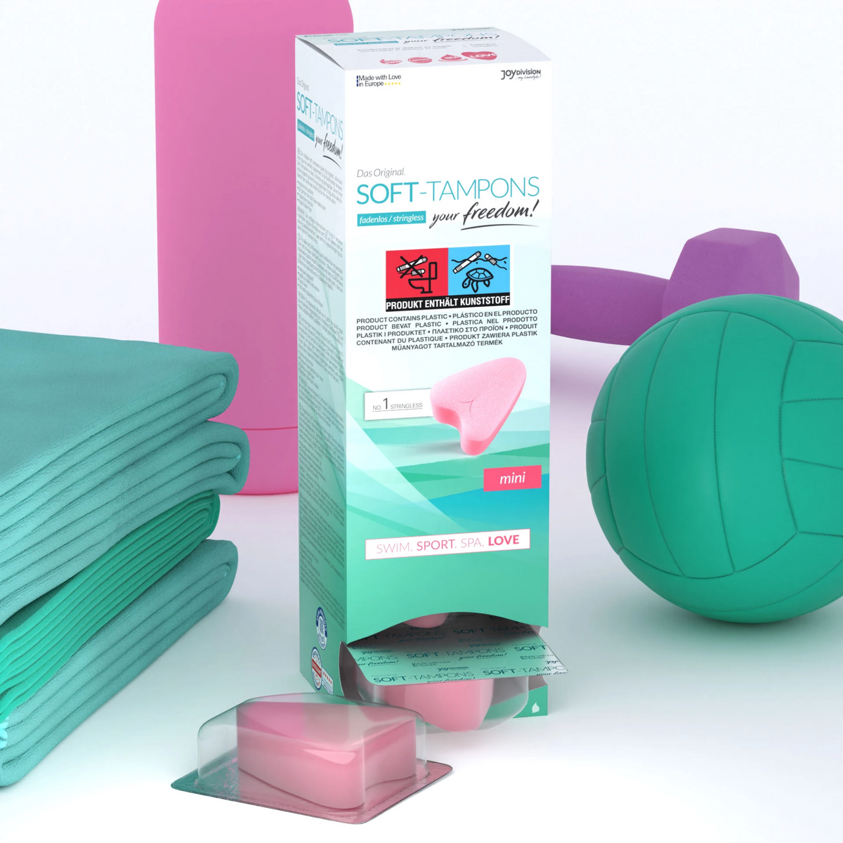JoyDivision Mini Soft-Tampons Caja 10