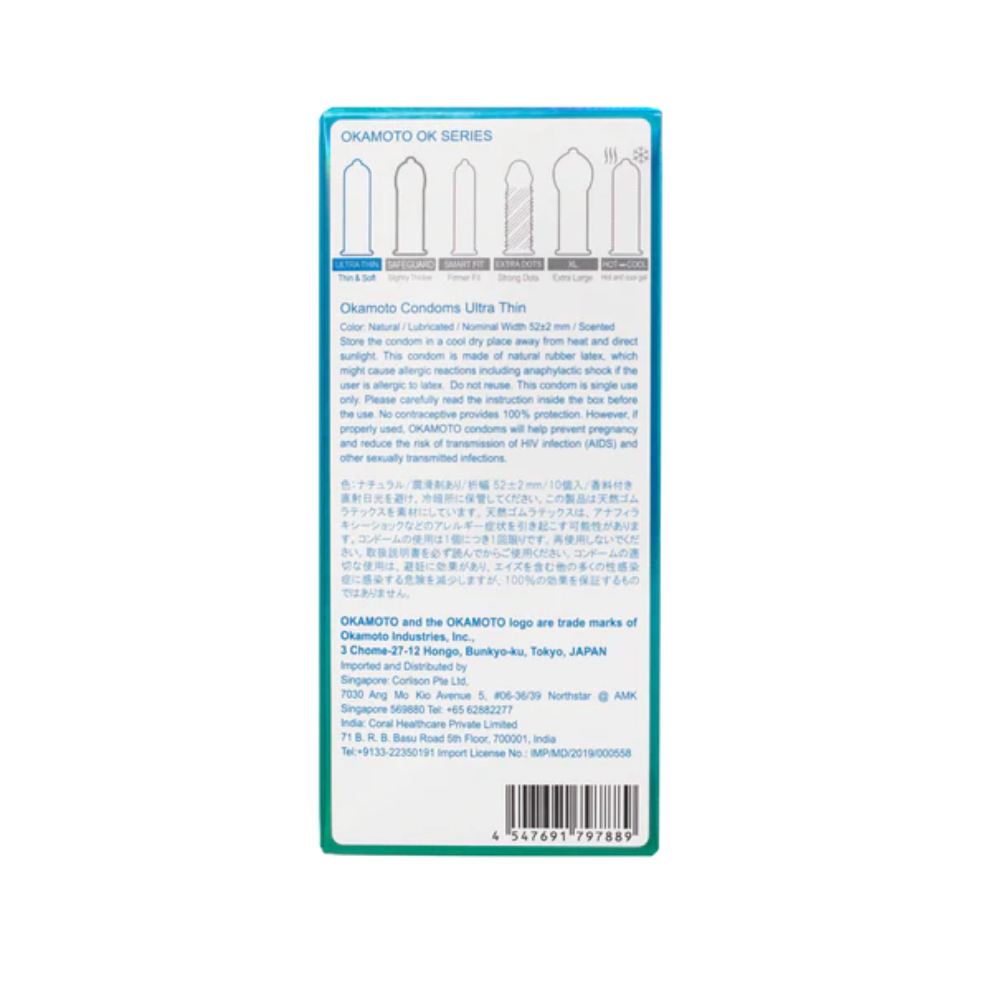 Okamoto ultradelgados, paquete de 10րբեջ Imagen secundaria del producto
