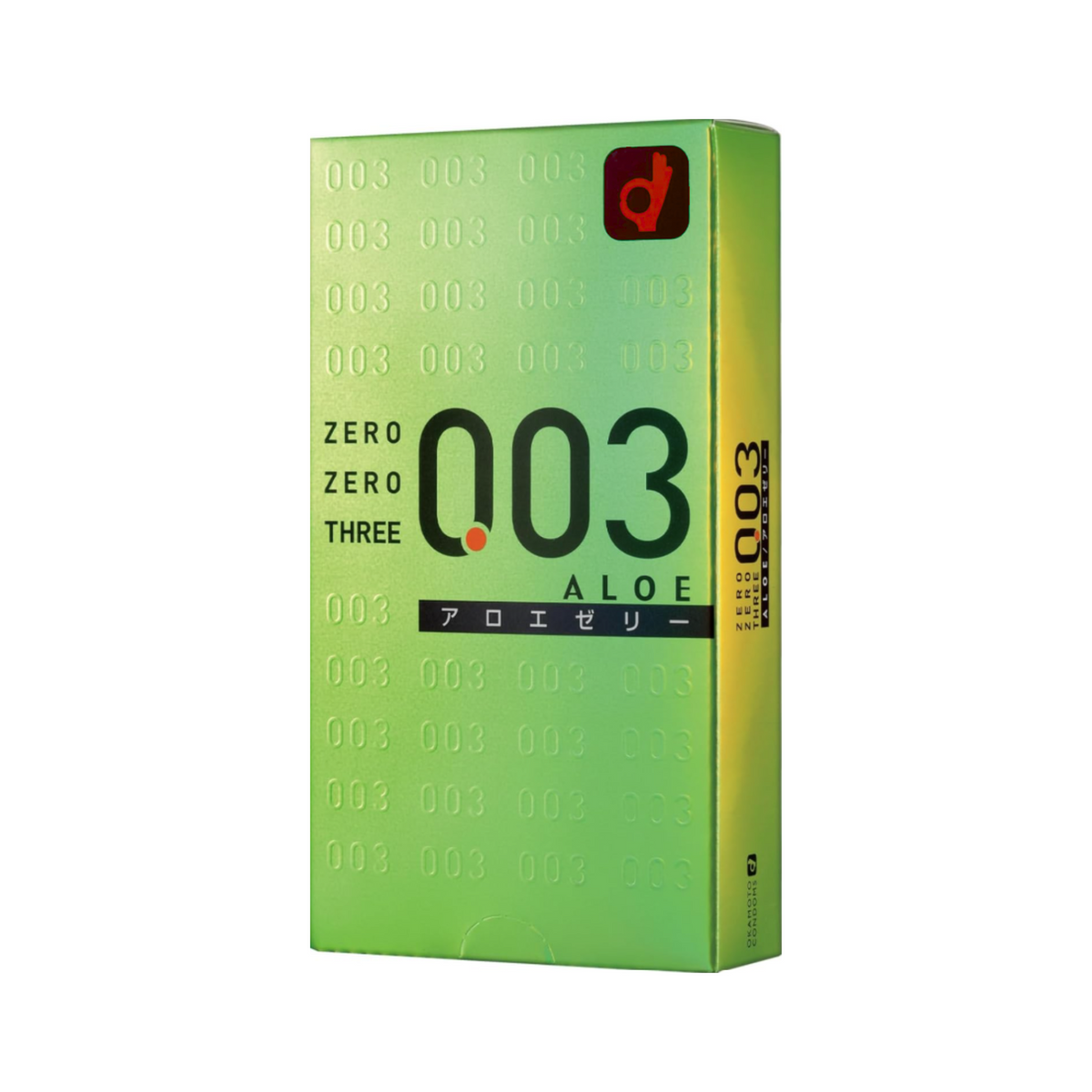 Okamoto 003 Aloe Box of 10 Front Imagen principal del producto