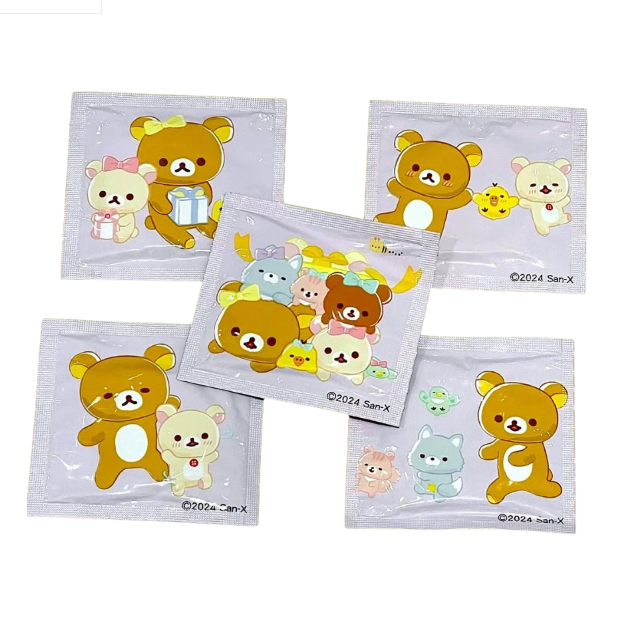 Caja de 10 sobres de gelatina de Okamoto Rilakkuma Imagen secundaria del producto