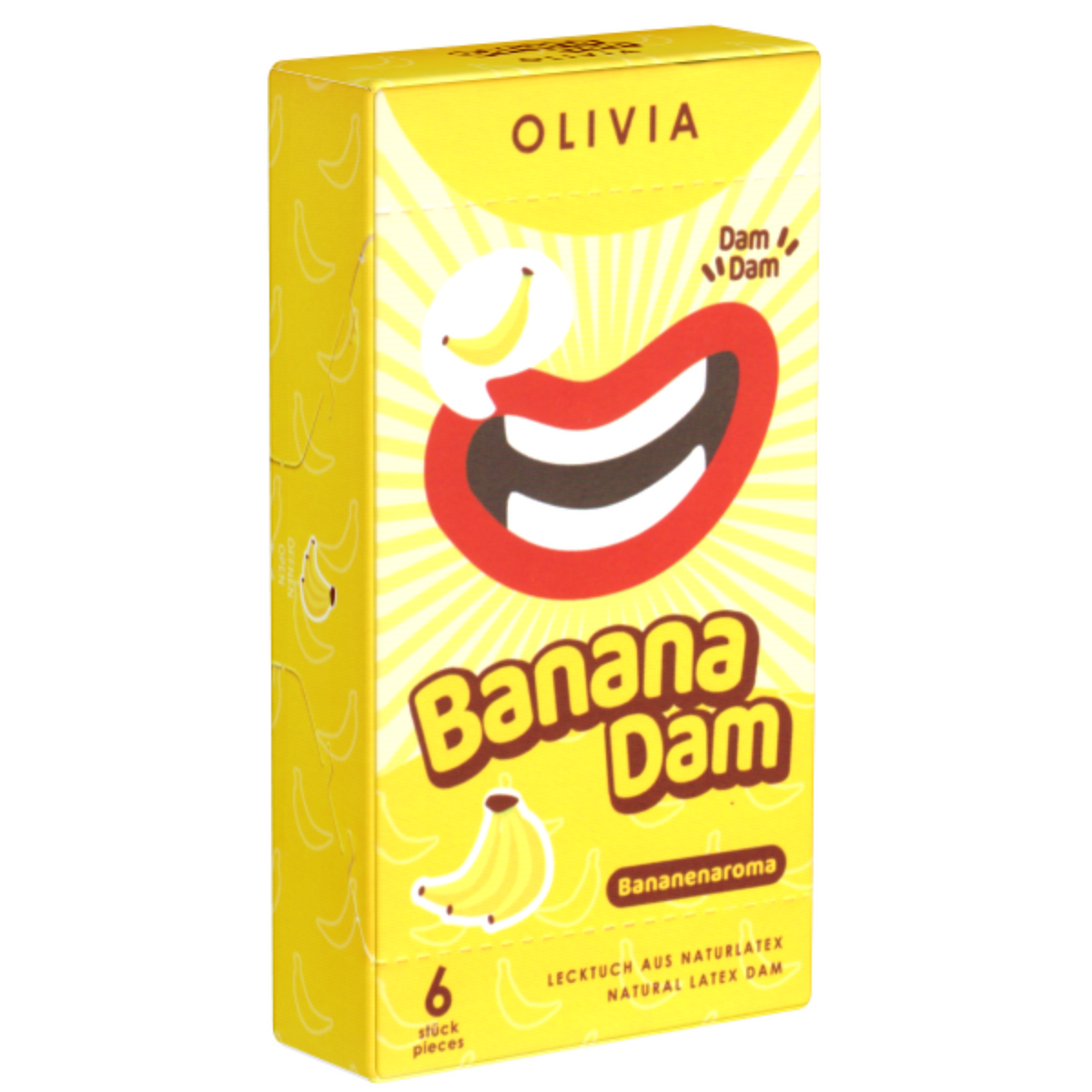 Olivia Banana Dams Pack 6 | WorldCondoms Imagen principal del producto