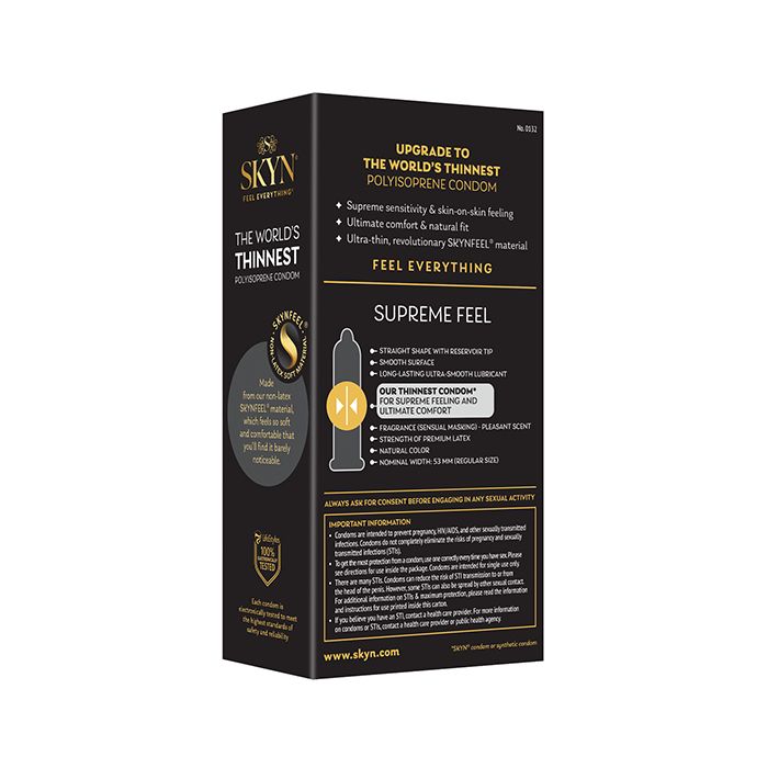 Caja SKYN Supreme Feel 10 Imagen secundaria del producto