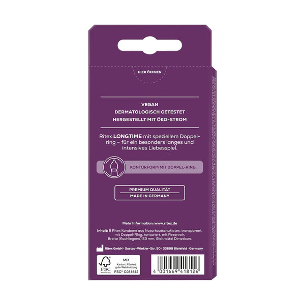 Ritex Longtime Box 8 | WorldCondoms