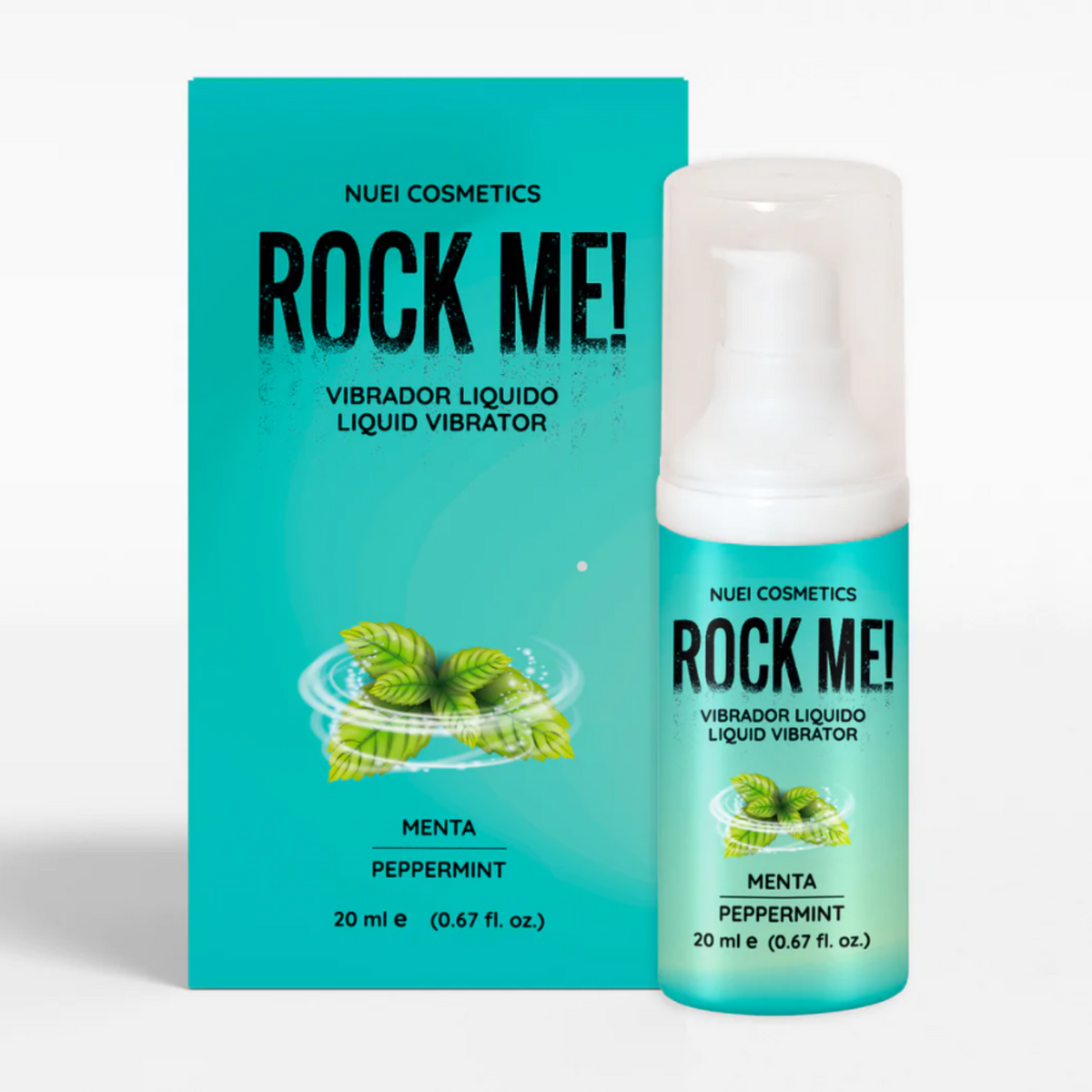 Rock Me Liquid Vibrator Peppermint 0.67 fl.oz Imagen principal del producto