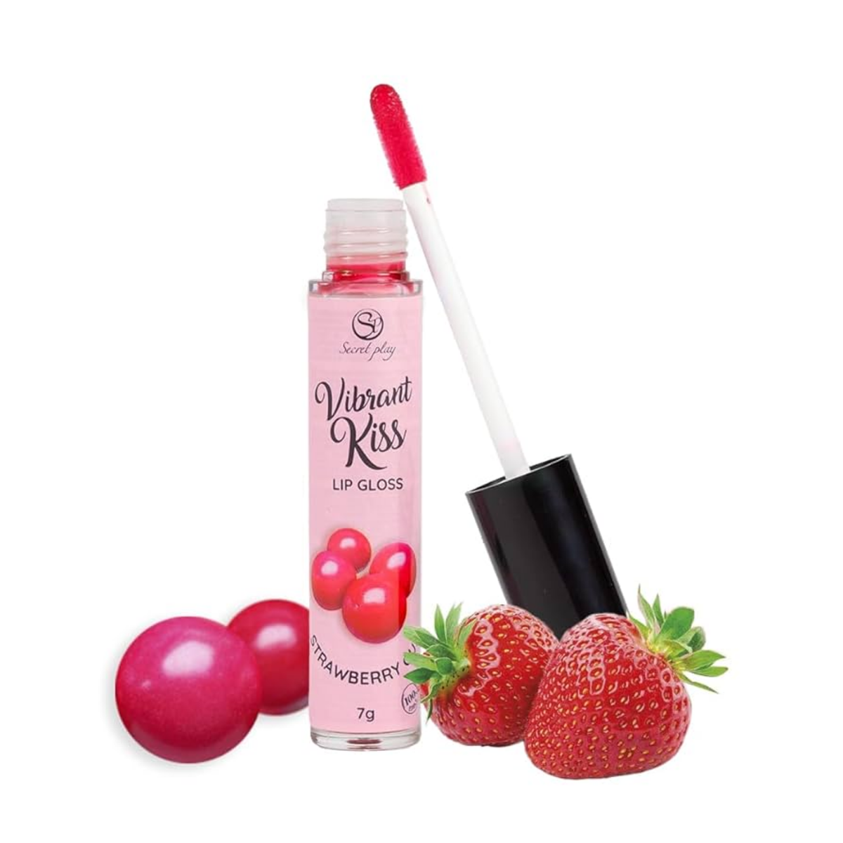 Secret Play Lip Gloss Vibrant Kiss Strawberry Gum 0.24 oz Imagen principal del producto