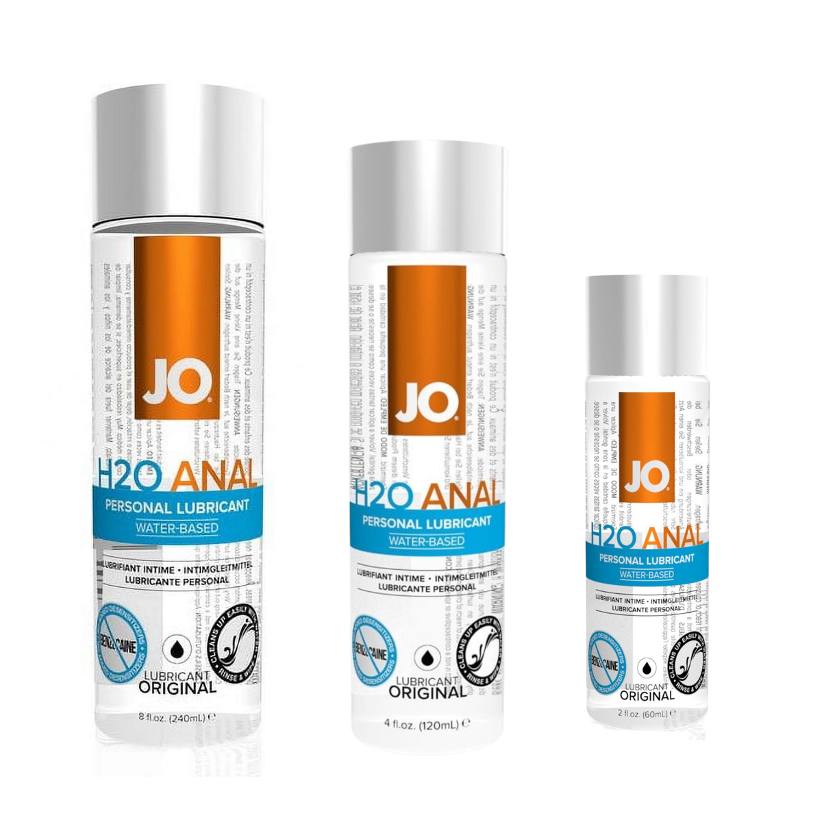 System JO H2O Anal Water-Based Imagen principal del producto
