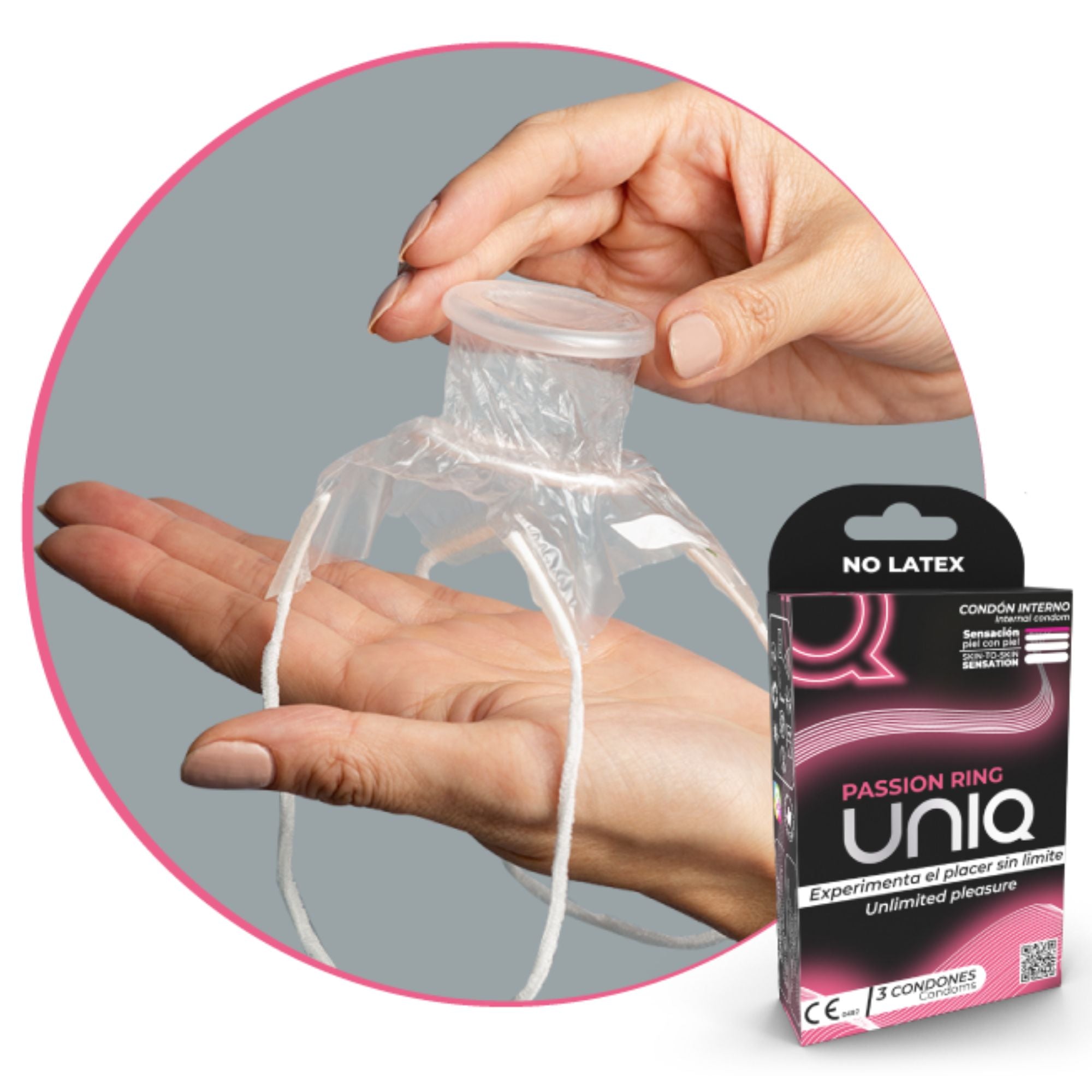 Anillo de pasión UNIQ para mujeres, paquete de 3 Imagen secundaria del producto