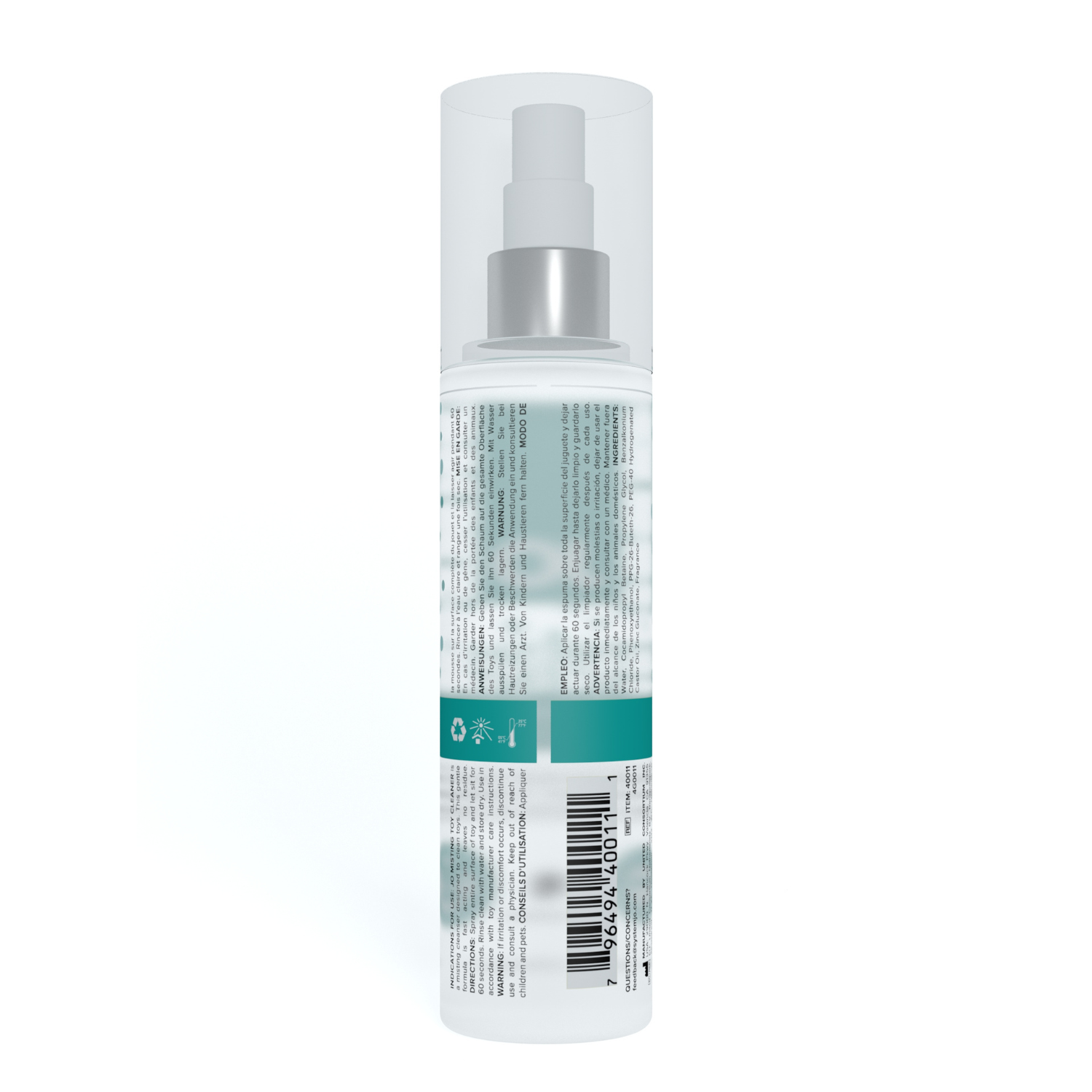 System JO Misting Toy Cleaner 120 ml Imagen secundaria del producto
