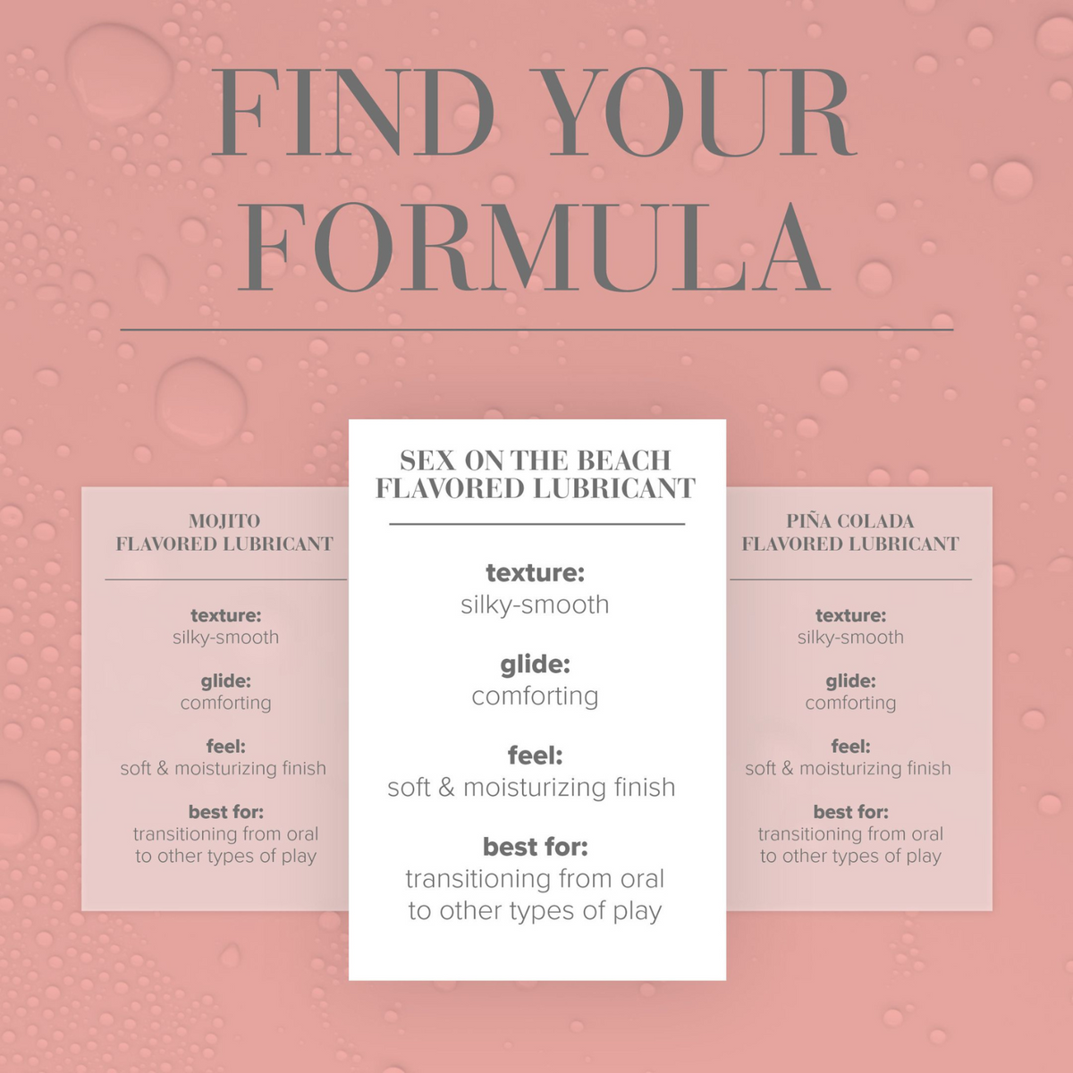 JO Cocktails Sex On The Beach Flavored Lube 2 fl oz - formula