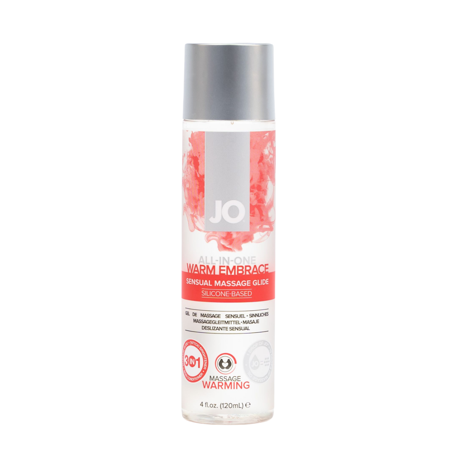 System JO All in One Massage Glide Warm Embrace Imagen secundaria del producto