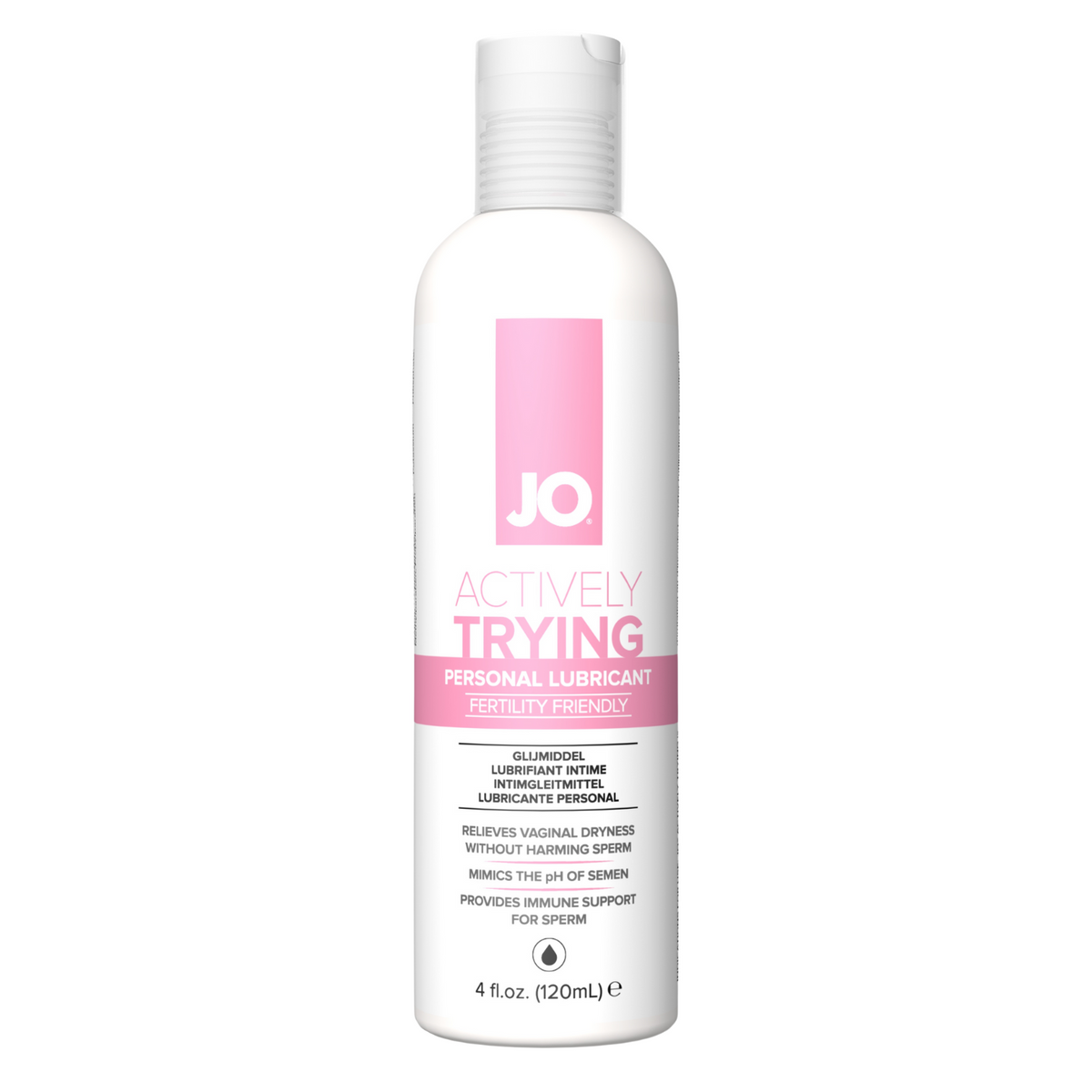 JO Actively Trying Fertility Friendly Water-Based Personal Lubricant 4 fl oz Imagen principal del producto