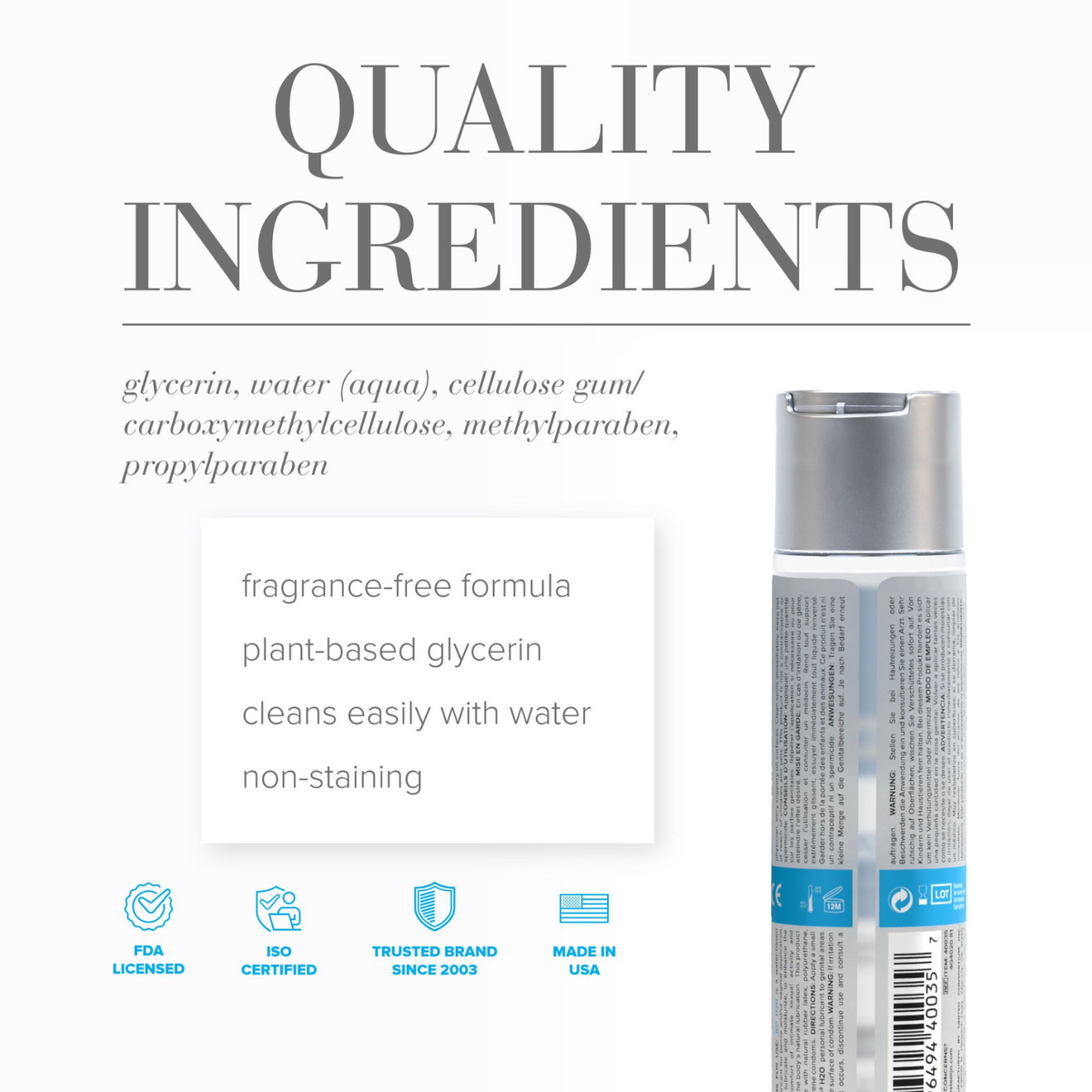System JO H2O Water Based - quality
