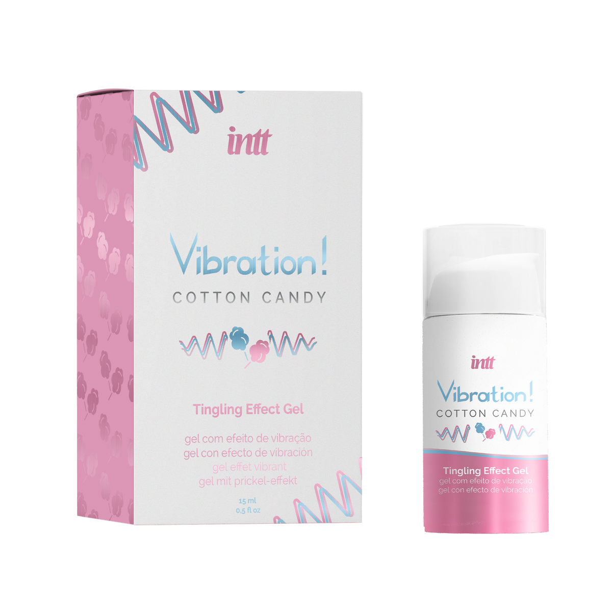 intt Cotton Candy Liquid Vibration 0.5 fl.oz Imagen principal del producto