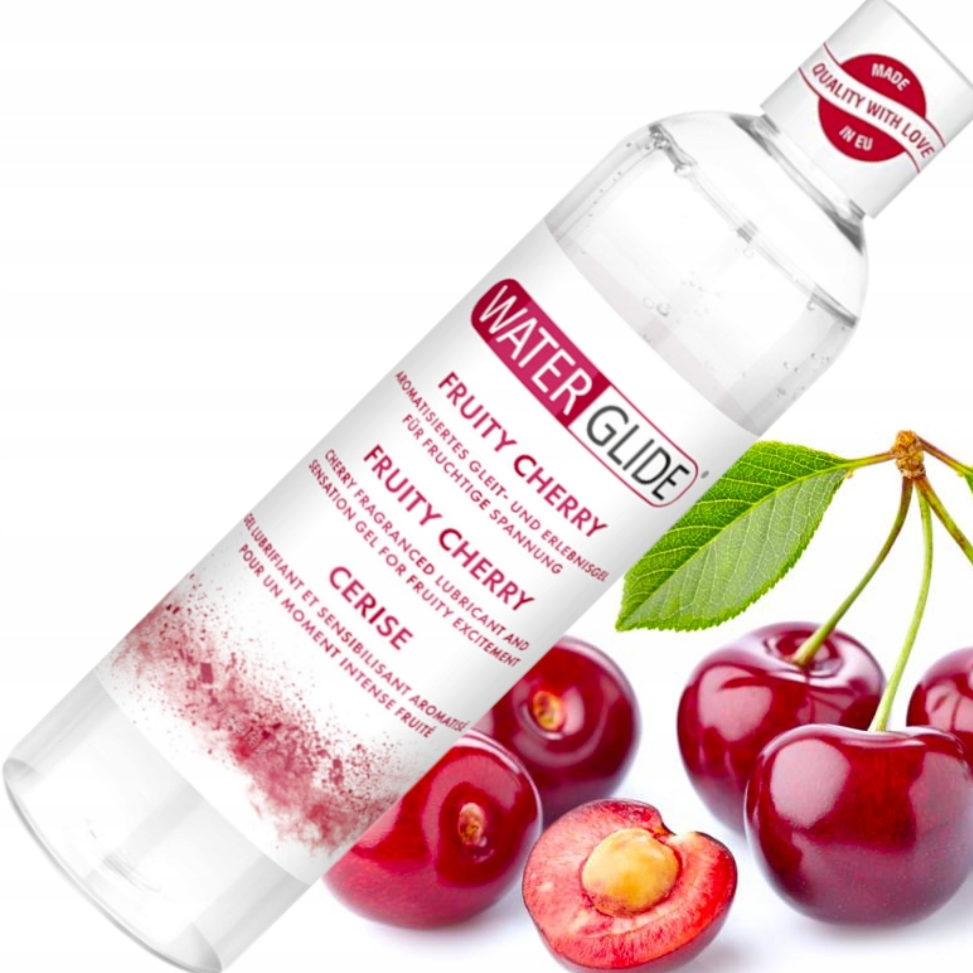 WaterGlide Cereza afrutada 10.1 fl.oz Imagen secundaria del producto