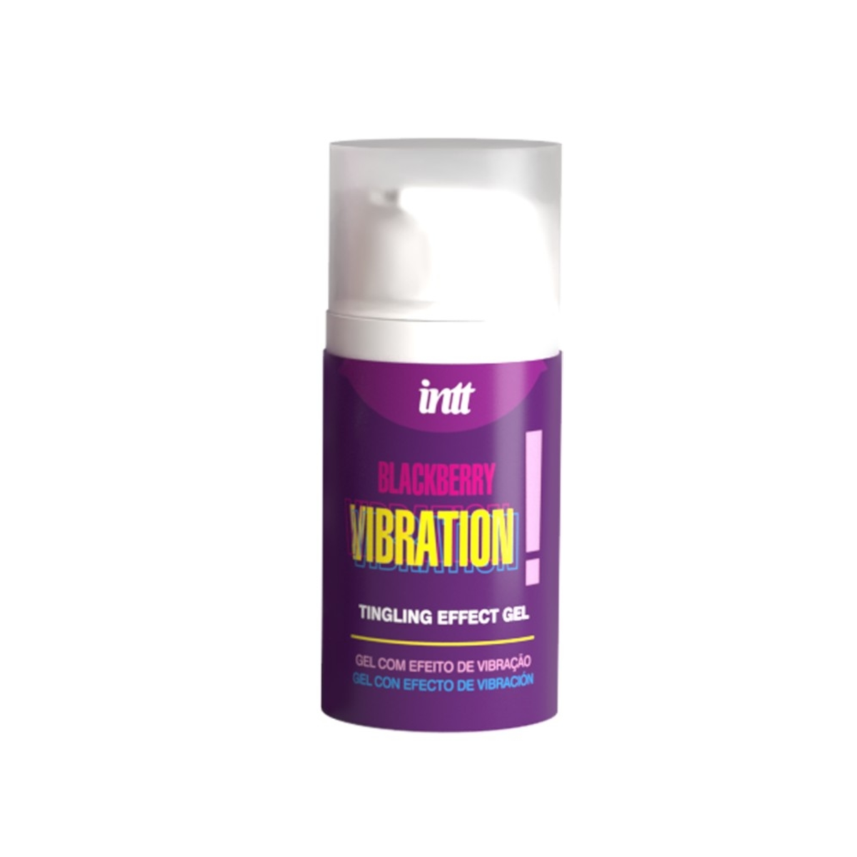 intt Blackberry Vibration Tingling Effect Gel 0.5 fl.oz in a white background