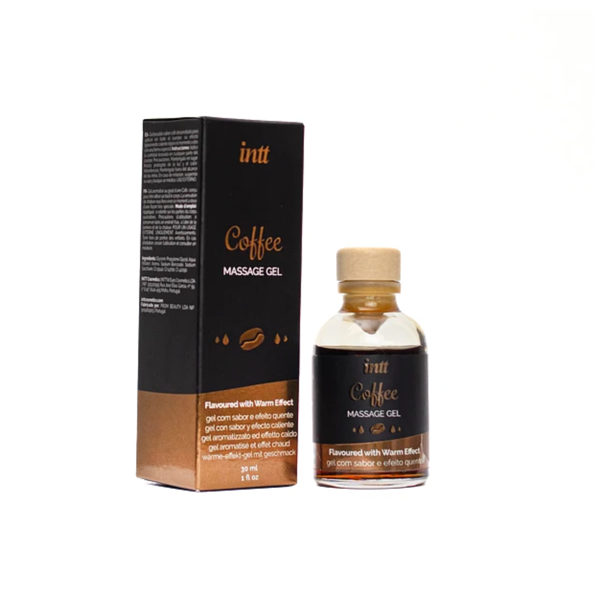 Gel de masaje besable de café intt 1 fl.oz Imagen secundaria del producto