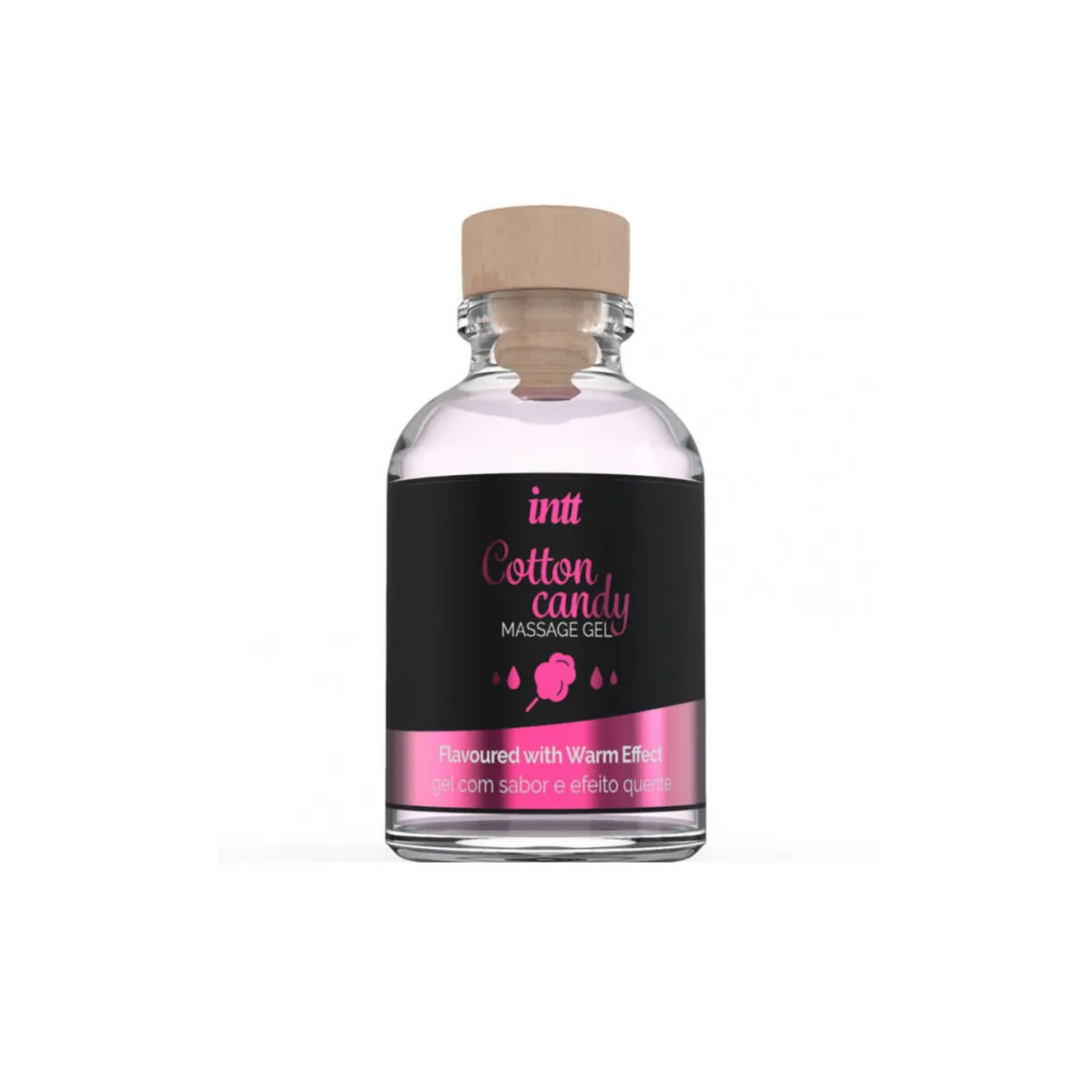 intt Cotton Candy Kissable Massage Gel 1 fl.oz Imagen principal del producto