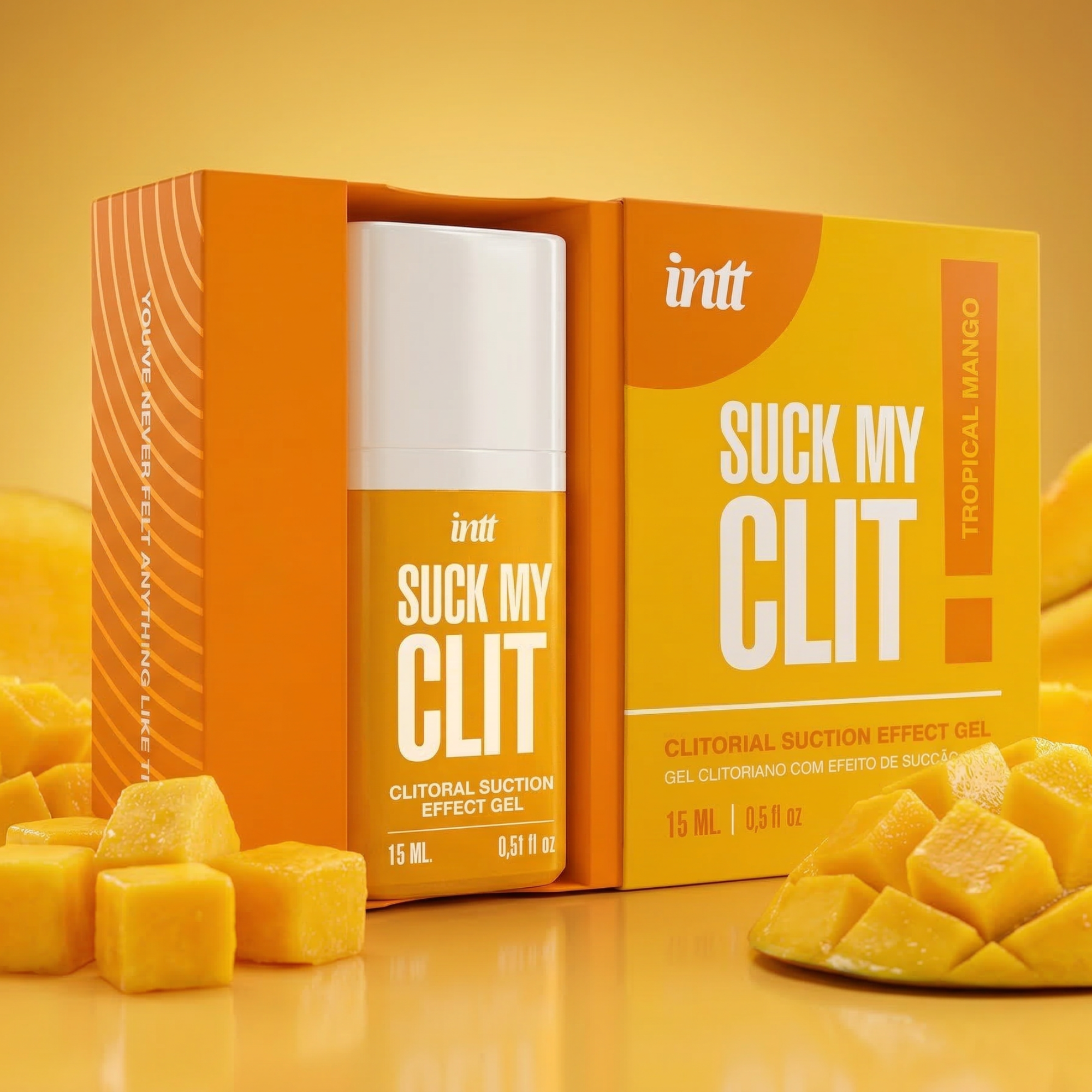 intt Suck My Clit Gel de efecto succión de mango tropical 15 ml Imagen secundaria del producto