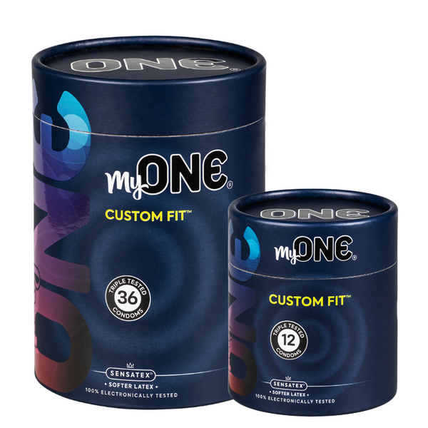MyOne Custom fit condoms Sensatex softer latex Extra large 69 mm condoms box 36 box 12