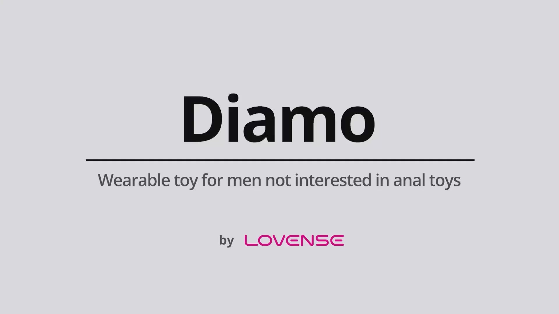 A video of Lovense Diamo App-Controlled Vibrating Cock Ring Black.