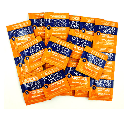 beyond seven lightly lubricated condoms 50 PCS