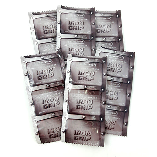 caution wear iron grip condoms 24 PCS