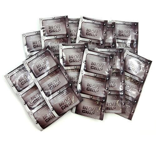 caution wear iron grip condoms 50 PCS