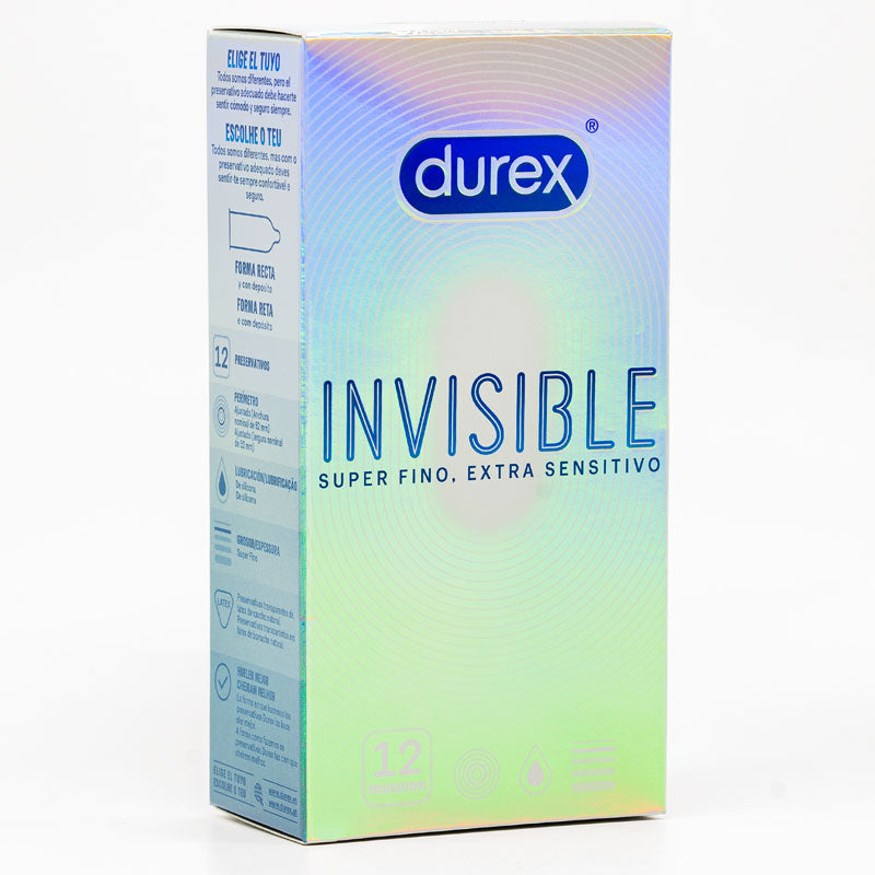 Durex Invisible Extra Sensitive Box 12 Imagen principal del producto