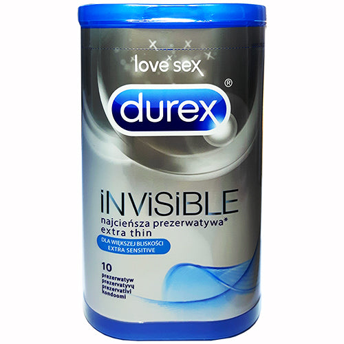 Durex Invisible Sensitive Box 10 Imagen principal del producto