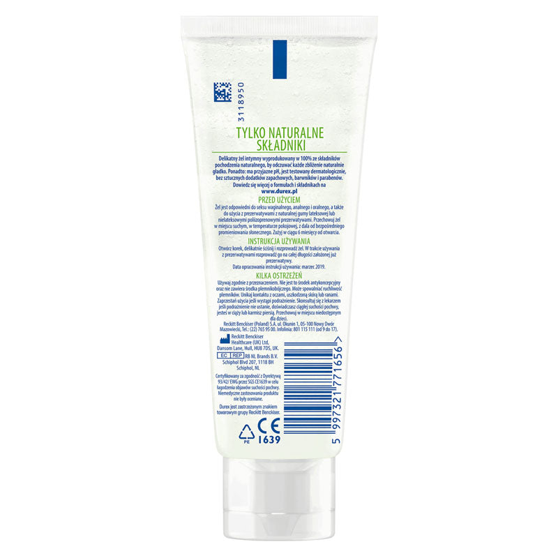 Durex Pure Naturals 100ml Imagen secundaria del producto