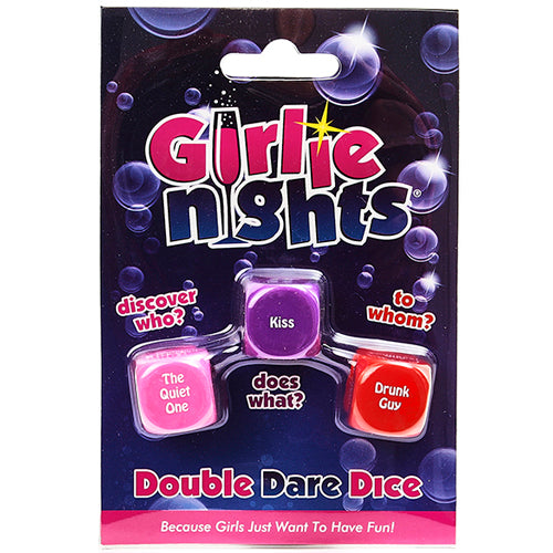Girlie Nights Double Dare Dice Game front Imagen principal del producto