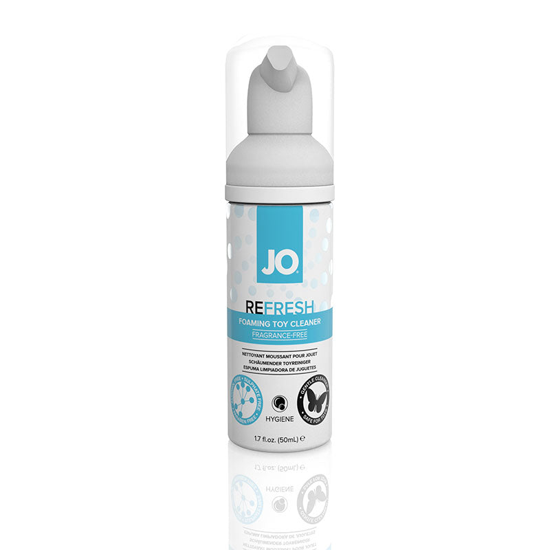 JO Refresh Limpiador de juguetes en espuma Sin fragancia Imagen secundaria del producto