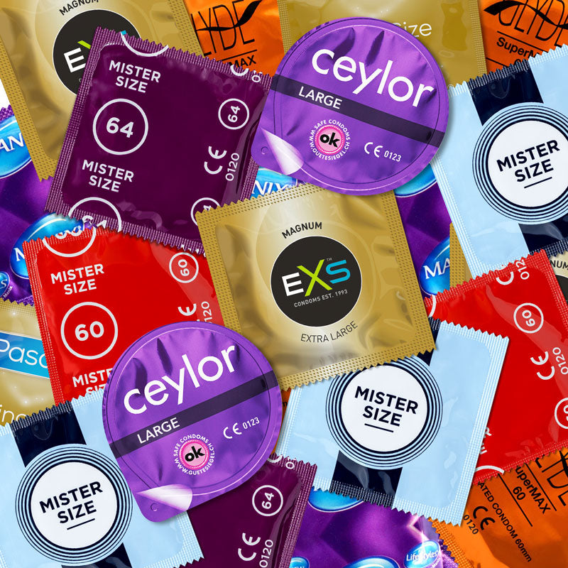 Paquete de muestra de preservativos más grandes Imagen secundaria del producto