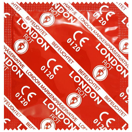 Durex London Rot | WorldCondoms Imagen principal del producto
