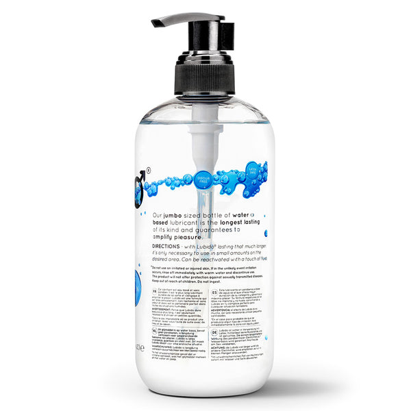Lubido Original Water Based Intimate Lubricant Paraben Free & Long lasting 500ml bottle