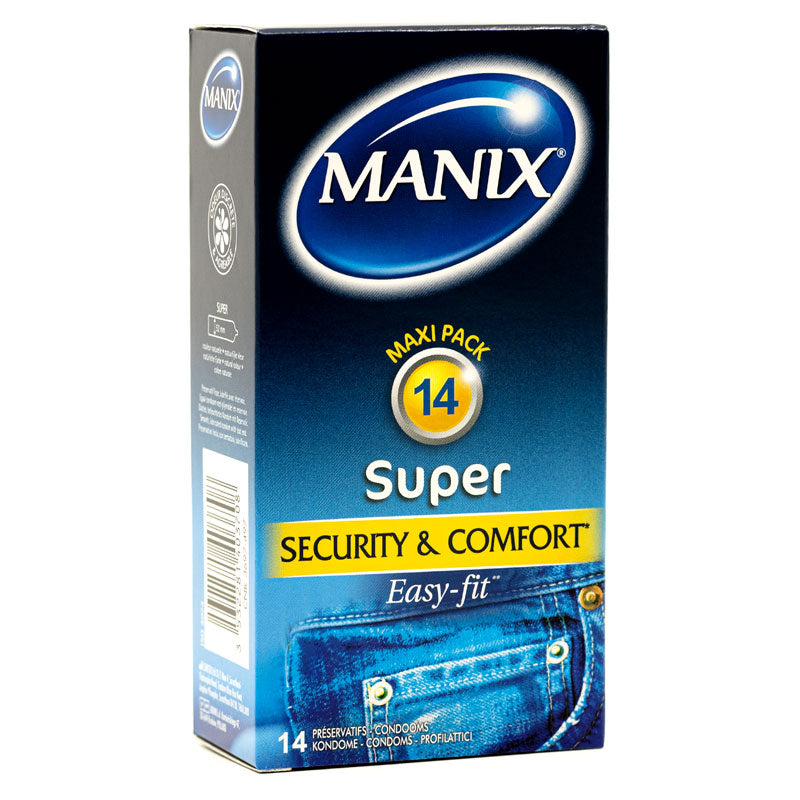 Mates Super Easy-fit Condoms Box 14 Front | WorldCondoms Imagen principal del producto