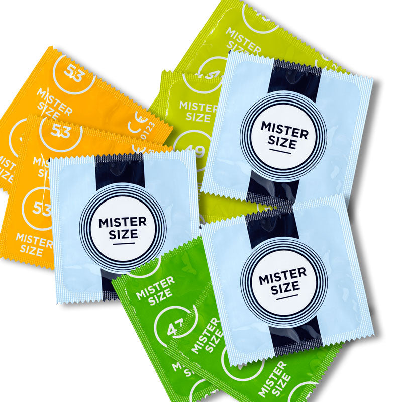 Mister Size Condones ajustados Muestra 3 x Paquete de 3 Imagen secundaria del producto