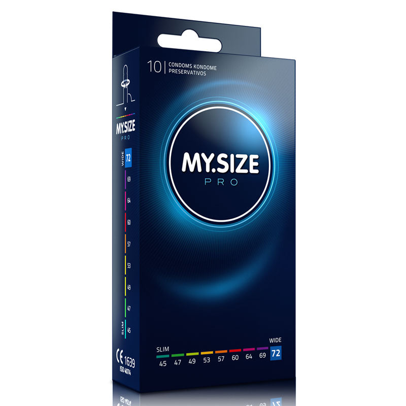 My.Size PRO 72mm Condoms Box 10 | WorldCondoms Imagen principal del producto