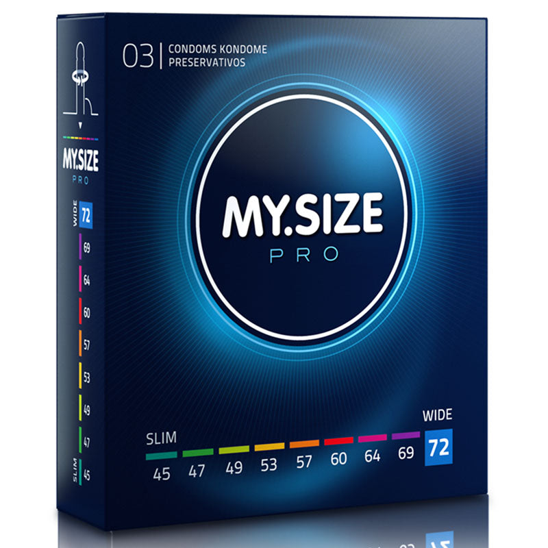 My.Size PRO 72mm Condoms Box 3 | WorldCondoms Imagen principal del producto