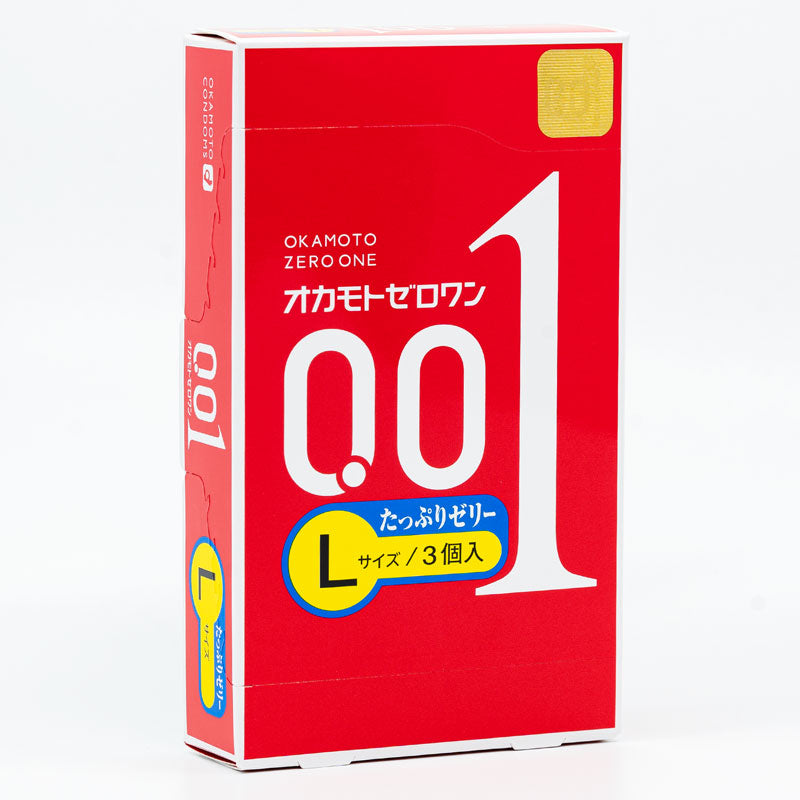 Okamoto 001 L-Size Rich Lubricant Box 3 Imagen principal del producto