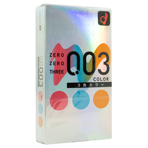Okamoto 003 Color Box 12 | WorldCondoms Imagen principal del producto