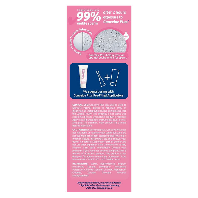 Lubricante Sasmar Conceive Plus Fertility 75ml