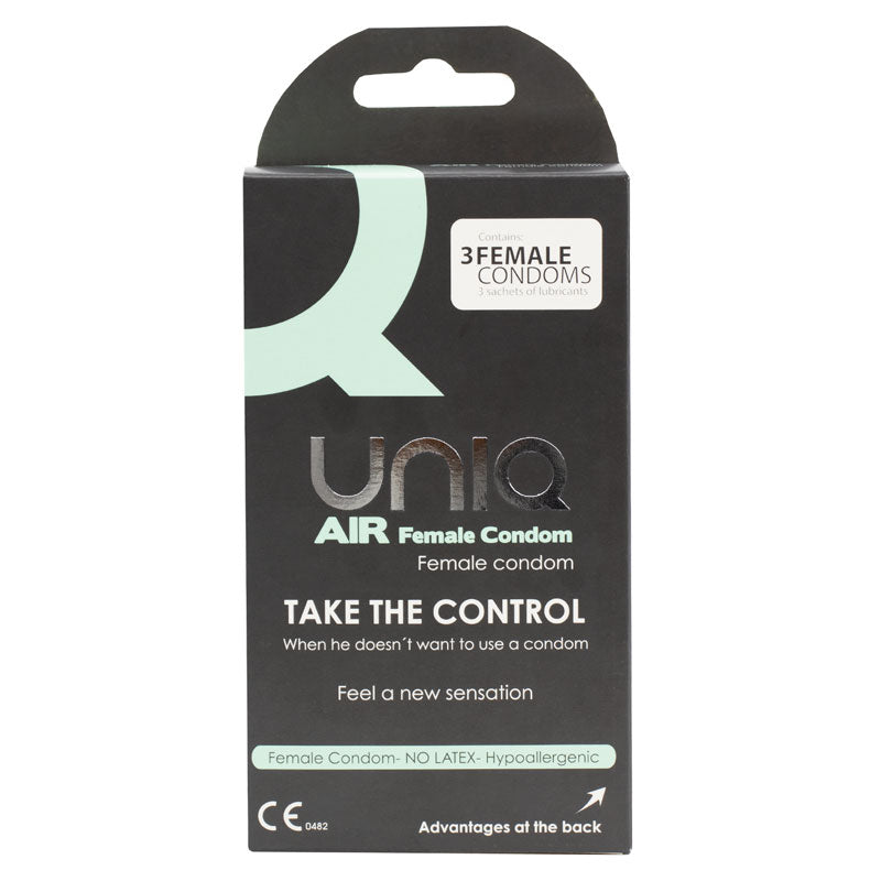Uniq Air Female Condoms Box 3 | WorldCondoms Imagen principal del producto