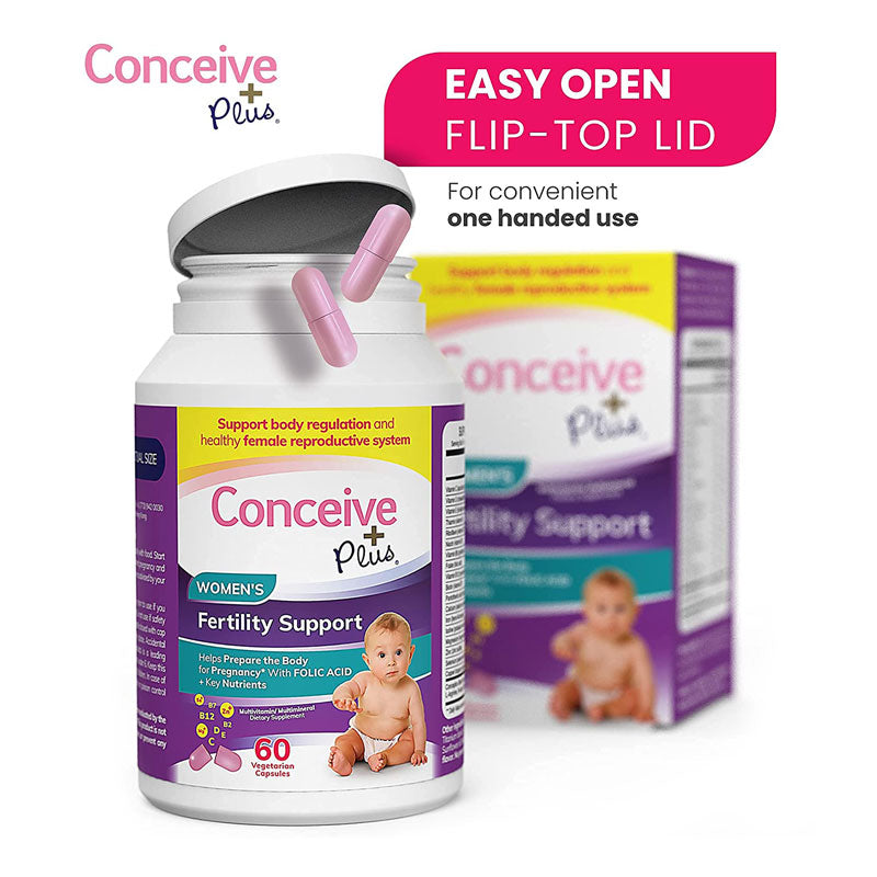 Sasmar Conceive Plus Women's Fertility Support 60 caps | WorldCondoms