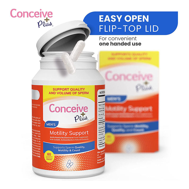 Sasmar Conceive Plus Men's Motility Support 60 caps | WorldCondoms