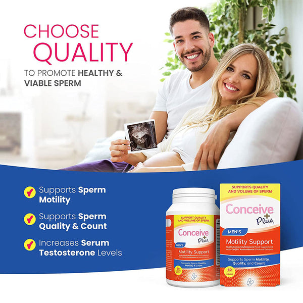 Sasmar Conceive Plus Men's Motility Support 60 caps | WorldCondoms