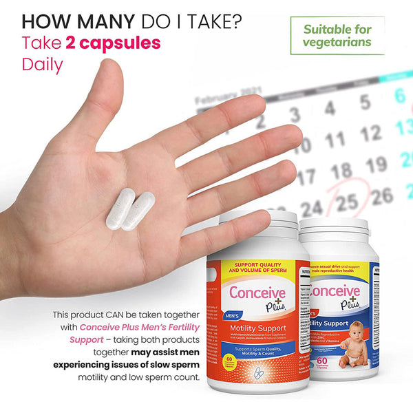 Sasmar Conceive Plus Men's Motility Support 60 caps | WorldCondoms
